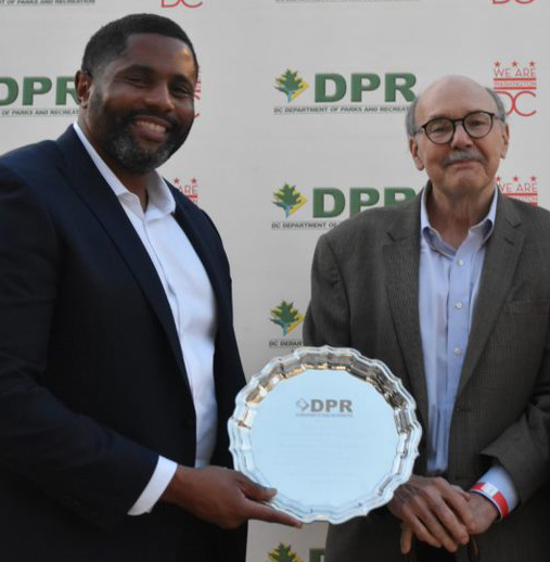 DPR Director presenting award