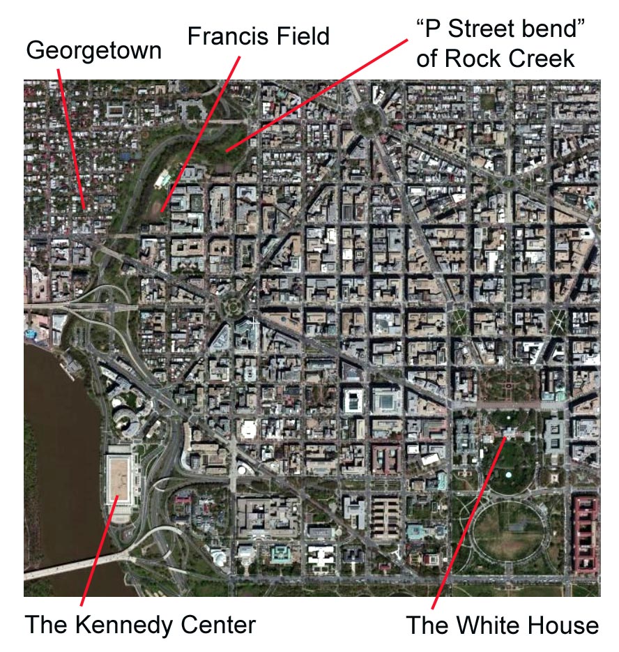 Satellite image of DC