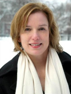 Photo of Rebecca Coder on field in winter